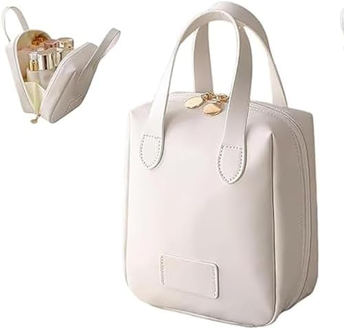 Amazon.co.jp: 自立式ポーチ 縦型化粧ポーチ 18*15*8cmメイクポーチ